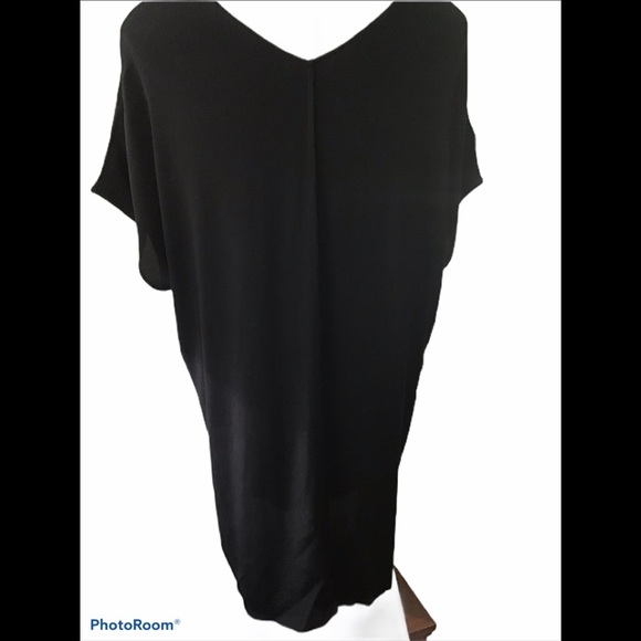 MADEWELL Leather Stripe Dolman Shift Dress - Picture 3 of 9